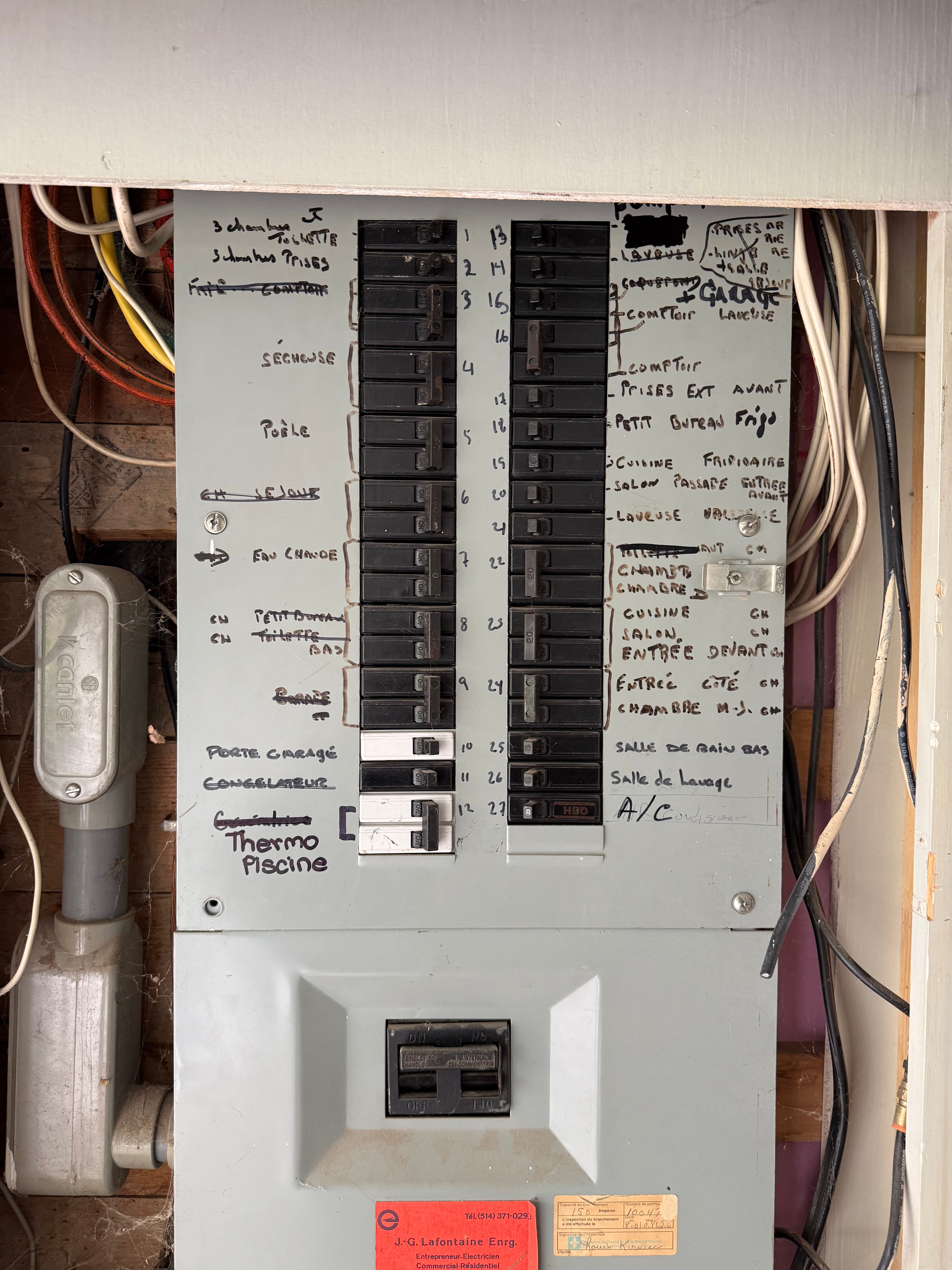 Travaux électriques réalisés par ATR Électrique