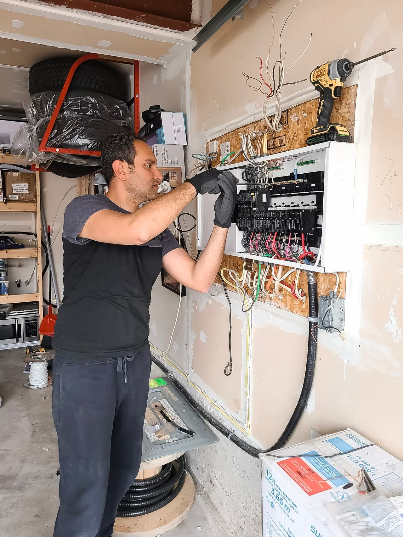 Travaux électriques réalisés par ATR Électrique